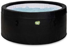 Vírivka Leather Premium Whirpool Exit Toys 90 vzduchových trysiek okrúhla priemer 165 cm čierna od 6 rokov