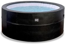 Pezsgőfürdő Leather Premium Whirpool Exit Toys 120 fúvókával 184*73 cm fekete 6 évtől
