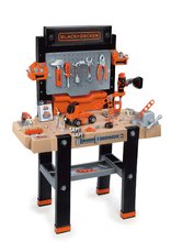 Pracovná dielňa elektronická Bricolo Ultimate Workbench Black&Decker Smoby s mechanickou vŕtačkou s 95 doplnkami 103 cm SM360730