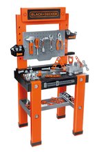 Pracovná dielňa Bricolo One Workbench Black&Decker Smoby so zatĺkačkou a 79 doplnkami 103 cm vysoká