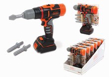 Mașină de găurit electronică Black&Decker Electrical Drill Smoby cu unelte sunete și lumini de la 3 ani SM360923