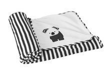 Kétoldalú pléd legkisebbeknek Koala Bamboo toT's-smarTrike Black&White 100% jersey pamut