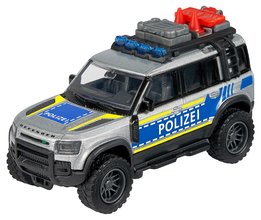 Autíčko policajné Land Rover Defender 90 Police Majorette dĺžka 12,5 cm