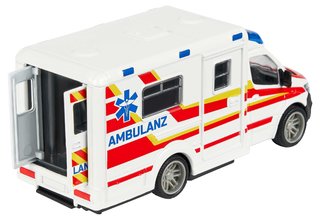 Autíčko sanitka Mercedes-Benz Sprinter Ambulance Majorette dĺžka 15 cm