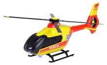 Elicopter de salvare Airbus H135 Rescue Helicopter Majorette din metal cu sunete si lumini 25,5 cm lugime