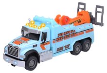 Autíčko odťahové Mack Granite Tow Truck Majorette kovové so zvukom a svetlom dĺžka 22 cm