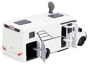 Autíčko karavan Hymer B-Class Majorette kovová karoséria s otvárateľnými dverami dĺžka 19 cm