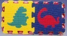 Pěnové puzzle Dino Lee 6 dílů 15*15*1,2 cm