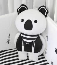 Păpușă din metrial textil Koala Bamboo toT's smarTrike Black&White 26*20 cm