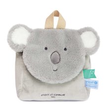 Plyšový batoh Koala Backpack Unicef Collection sivý od 18 mes DC3832