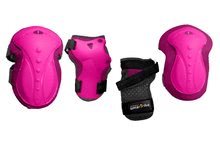 Chrániče Safety Gear set XS smarTrike na kolená a zápästia z ergonomického plastu ružové od 3 rokov