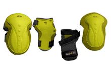 Chrániče pre deti Safety Gear set Green S smarTrike na kolená a zápästie z ergonomického plastu zele