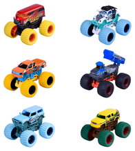 Autíčka Monster Rockerz Majorette 2 druhy s gumenými kolieskami dĺžka 7,5 cm 1:64
