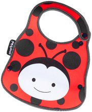 Előke és cumisüvegtartó Katica Baby Bib & Bottle Holder toTs-smarTrike piros 0 hó-tól