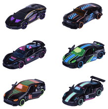 Autíčko Neon Racer Premium Majorette kovové 6 rôznych druhov s otvárateľnými časťami dĺžka 7,5 cm 1:64