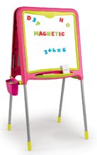 Magnetická tabuľa Activity Smoby obojstranná s 80 doplnkami ružová