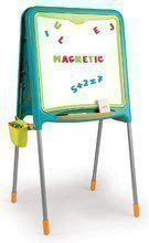 Magnetická školská tabuľa Activity Smoby obojstranná s 80 doplnkami modrá