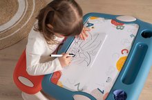 Lavica na kreslenie Magical Desk Smoby Kresli a zmaž s 3 odkladacími priestormi a 12 doplnkami SM420224