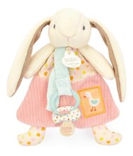 Plyšový zajačik s klipom na cumlík Lapin Ciboulette Doudou Dummy Holder Doudou et Compagnie v darčekovom balení 19 cm od 0 mes