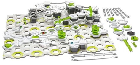 Kuličková dráha Překážka Startovací souprava Starter Set Obstacle GraviTrax 175 dílků s lanovkou od 8 let