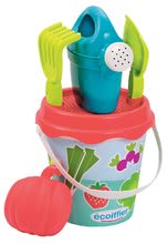 Vödör szett tökkel Garden&Seasons Écoiffier locsolókanna, 6 részes 18 hó-tól