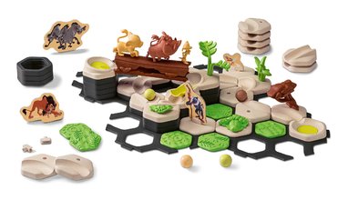 Guľôčková dráha Leví kráľ Štartovacia sada Junior Starter Set GraviTrax 71 dielikov s figúrkami od 3 rokov RVBR4375