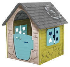 Záhradný domček My First Playhouse Dohány béžový s kvetinkou na streche od 24 mes