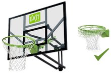 Kosárlabda konstrukció palánkkal és flexibilis kosárral Galaxy wall mounted basketball Exit Toys acél falra erősithető magasságilag állitható