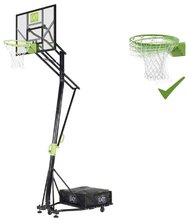 Construcție de baschet cu tablă și coș flexibil Galaxy Portable Basket Exit Toys portabilă din oțel înălțime reglabilă