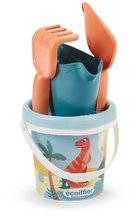 Kbelík set Dino Bucket 12 cm Écoiffier zvířátka dinosauři 5 ks od 18 měsíců