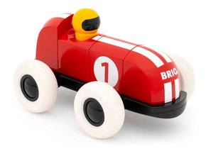 Drevená stavebnica Pretekárske autíčko Magnetic Race Car BRIO 5 magnetických dielov od 12 mes BRIO4855 
