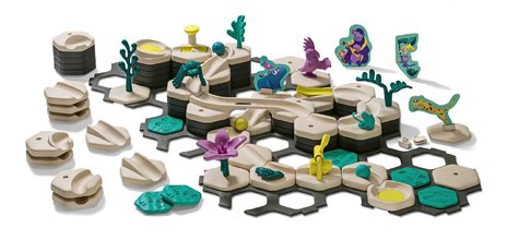 Guľôčková dráha Džungľa Štartovacia sada Starter Set Jungle Junior GraviTrax 100 dielikov s figúrkami zvieratiek