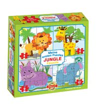 Puzzle pro nejmenší Moje první puzzle Džungle Dohány 4-6-9-12 dílů od 24 měsíců