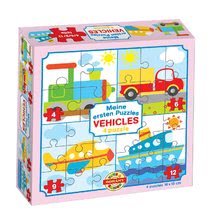 Bébi puzzle Az én első puzzlem Közlekedési járművekohány Dohány 4-6-9-12 darabos 24 hó-tól