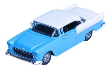 Autíčko v boxe Chevrolet Bel Air 1955 Majorette kovové s gumenými kolieskami dĺžka 7,5 cm 1:64 od 3 rokov MJ5001001