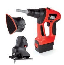 Unelte electrice de jucărie 3 în 1 Black&Decker Quatro Set Smoby cu mai multe funcţii cu 3 capete