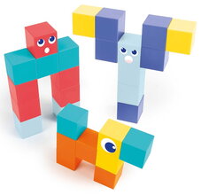 Magnetická stavebnica kocky Magnetic Cubes Ludi 28 dielov LU50057