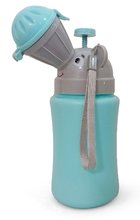Prenosný pisoár pre chlapcov Kalencom modrý objem 500 ml výška 22 cm od 12 mes KAL5015759