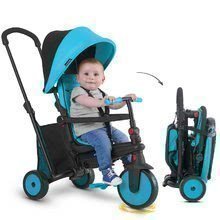 Tricikli összecsukható smarTfold 6in1 300 Plus TouchSteering smarTrike EVA kerekekkel kék 10 hó-tól