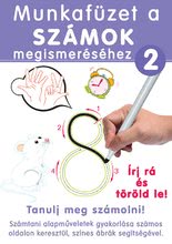 Készségfejlesztő munkafüzet Írj rá és töröld le! Dohány lila 2-es gyakorlófüzet- Tanulj meg számolni az ábrákkal