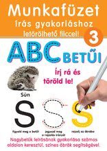 Náučná hra tabuľa Píš a zmaž Dohány zošit 3 oranžová - Učíme sa písať veľkú ABC pomocou obrázkov