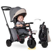 Trojkolka skladacia smarTfold 7v1 Melange 600S smarTrike Luxusná TouchSteering polstrovaná s EVA kolesami od 9 mesiacov ST5056611