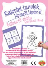Náučná hra tabuľa Kresli a zmaž Dohány ružová - Učíme sa kresliť pomocou obrázkov