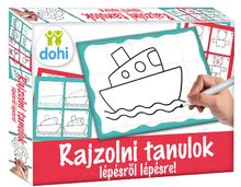 Készségfejlesztő rajztábla Rajzolj rá és töröld le! Boys Dohány Rajzolni tanulok lépésről lépésre képekkel fiúknak