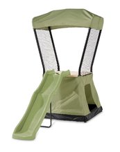 Hracia veža multifunkčná so stanom a pieskoviskom Ivy play tower Exit Toys s kovovou konštrukciou a šmykľavkou