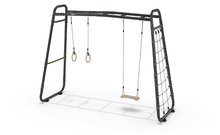 Többfunkciós mászóka GetSet monkeybar MB210 Exit Toys bővíthető tornagyűrűkkel hintával és mászóhálóval ET54201000