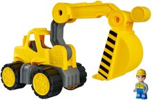 Bager Power Worker Digger + Figurine BIG pracovný stroj 67 cm s gumenými kolesami od 2 rokov