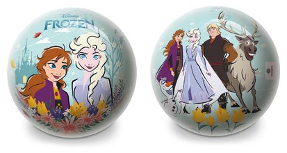 Rozprávková lopta Frozen Mondo gumená 14 cm