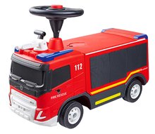 Babytaxiu mașină de pompieri Volvo Fire Truck BIG cu design realist cu stropitoare funcțională și spațiu de depozitare de la 24 de luni