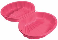 Nisipar cu două părți Scoică Watershell Pink BIG volum 2*20 kg pentru apă și nisip 74*88*21 cm roz de la 18 luni